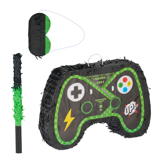 Pinata Controler Gamepad pentru Petrecere, , din Hartie si Carton, Pinata pentru Petreceri, 42 x 28 x 8 cm, Negru [2]