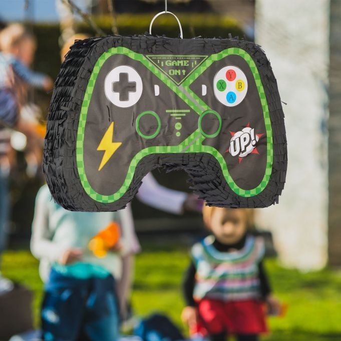 Pinata Controler Gamepad pentru Petrecere, , din Hartie si Carton, Pinata pentru Petreceri, 42 x 28 x 8 cm, Negru [3]