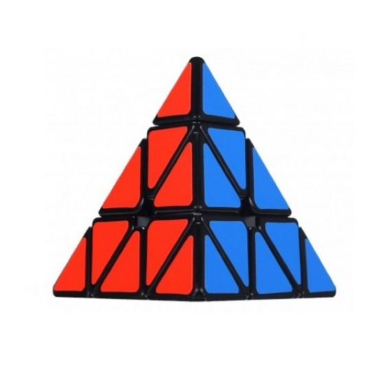 Piramida Magic Rubik, Jucarie Inteligenta Antistres, 4 Fete Multicolor [7]