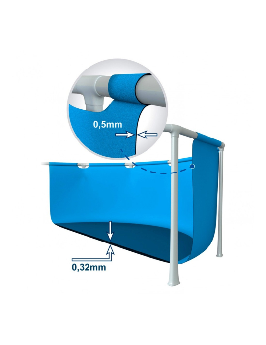 Piscina cadru metalic Intex, 366x76 cm, 6500 litri, rotunda [6]