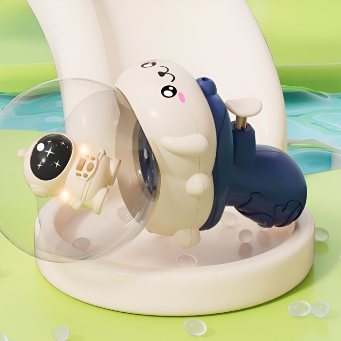 Pistol cu Apa pentru Copii, , Multifunctional, Capacitate 250 mL, Model Astronaut, 15.6x8x8.9 cm, ABS, Albastru [4]