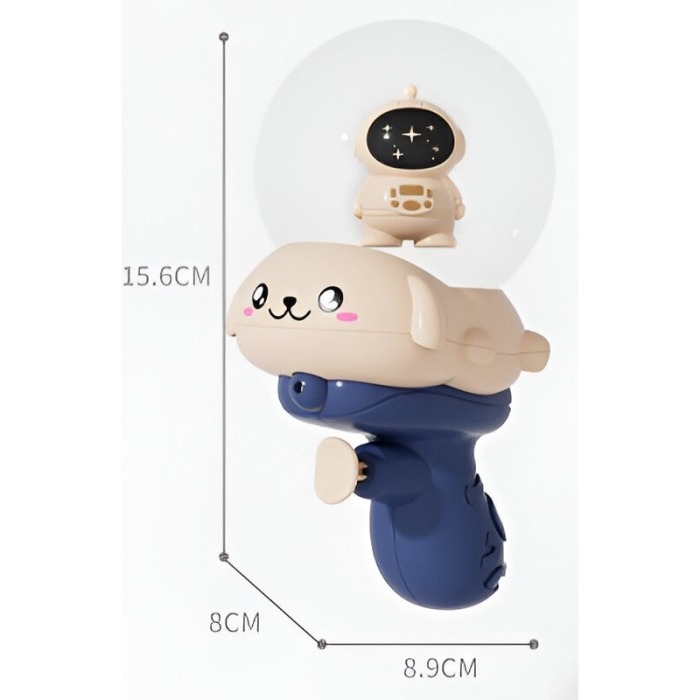 Pistol cu Apa pentru Copii, , Multifunctional, Capacitate 250 mL, Model Astronaut, 15.6x8x8.9 cm, ABS, Albastru [5]