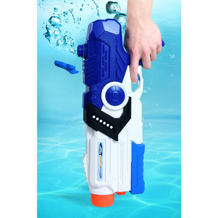 Pistol cu Apa pentru Copii, Rezervor, Pentru Piscina/Plaja, , 6ani+, Albastru/Multicolor, 2000ML [5]