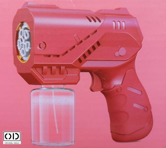 Pistol cu Bule de Sapun Pistol bule de sapun Pistol cu bule pentru sapun Pistol bule sapun pentru copii Pistol electric pentru bule cu sapun Pistol baieti Pistol electric bule sapun [2]