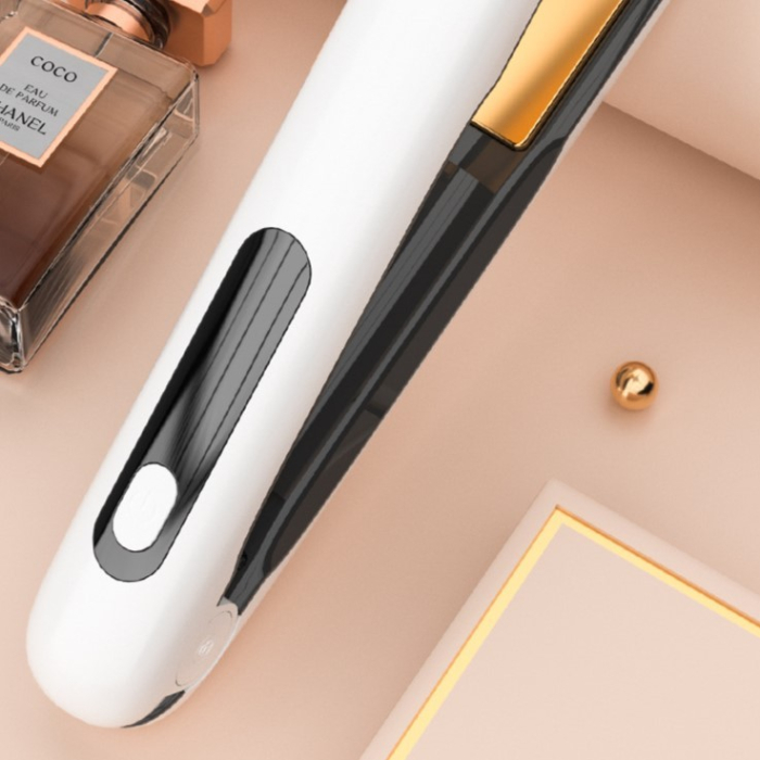 Placa de Par fara Fir, , Adaptor Tip C, 4 Trepte de Temperatura, Tensiune 5V, Capacitate Baterie 5000 mAh, Indreptat, Ondulat, 23.5x3.3x4.5 cm, Alb [7]