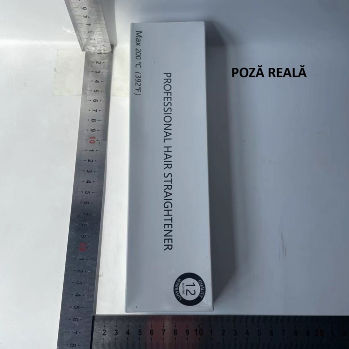 Placa de Par fara Fir, , Adaptor Tip C, 4 Trepte de Temperatura, Tensiune 5V, Capacitate Baterie 5000 mAh, Indreptat, Ondulat, 23.5x3.3x4.5 cm, Negru [5]