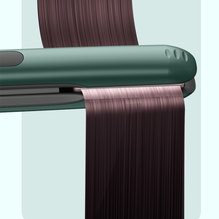 Placa de Par fara Fir, , Adaptor Tip C, 4 Trepte de Temperatura, Tensiune 5V, Capacitate Baterie 5000 mAh, Indreptat, Ondulat, 23.5x3.3x4.5 cm, Verde [12]