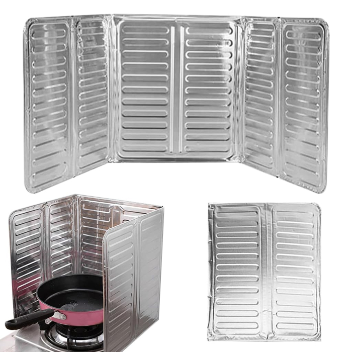 Placa de Protectie pentru Aragaz din Aluminiu, Anti Stropi, Pliabila, 32.5 x 84 cm - ORIGINAL DEALS [4]