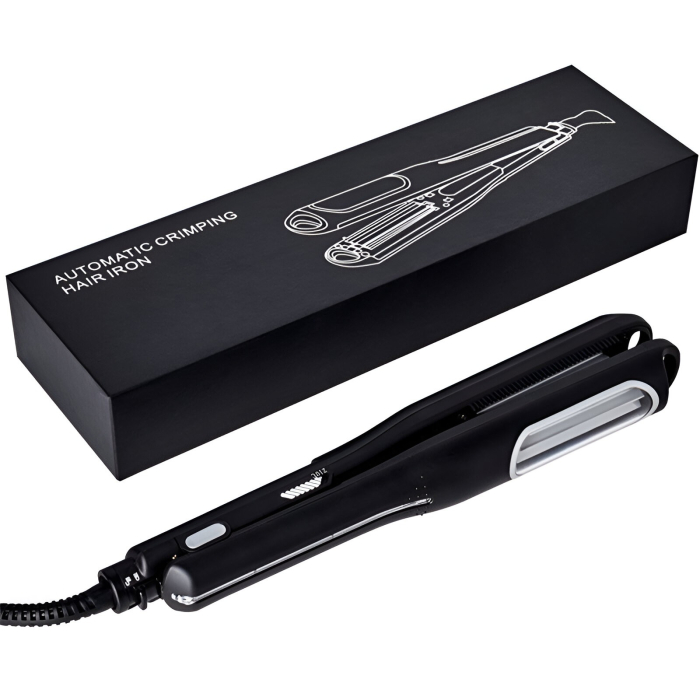 Placa pentru Ondularea Parului, , din Ceramica, Max 210 Grade, Lumina LED, 2 Setari de Temperatura, Functie de Blocare, 31x3.5 cm, Negru [6]