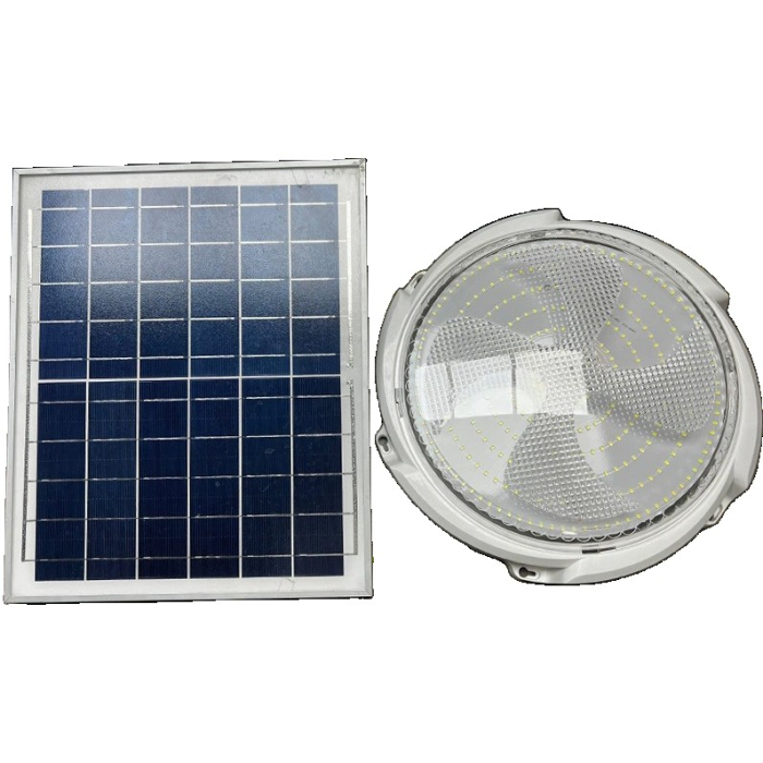 Plafoniera solara , 200 W, diametru 320 MM, cu telecomanda, Lungime prelungitor: 4.6 m, alb rece [6]