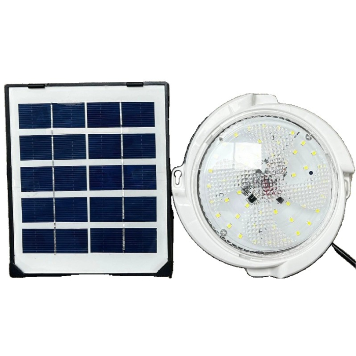 Plafoniera solara , 30W, diametru 145MM, cu telecomanda, lungime prelungitor 4.6 m, alb rece [6]