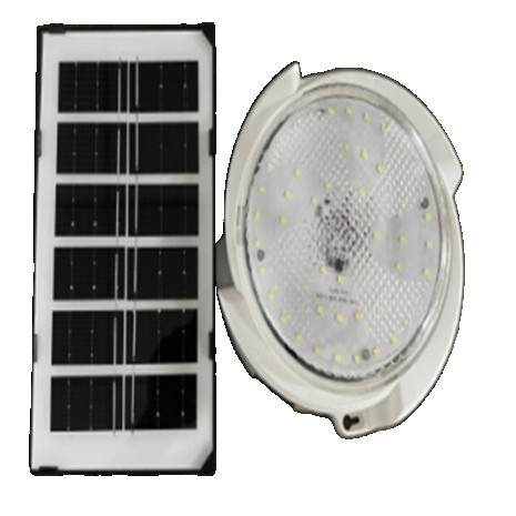 Plafoniera solara , 50 W, diametru 200 MM, cu telecomanda, lungime prelungitor 4.6 m alb rece [6]
