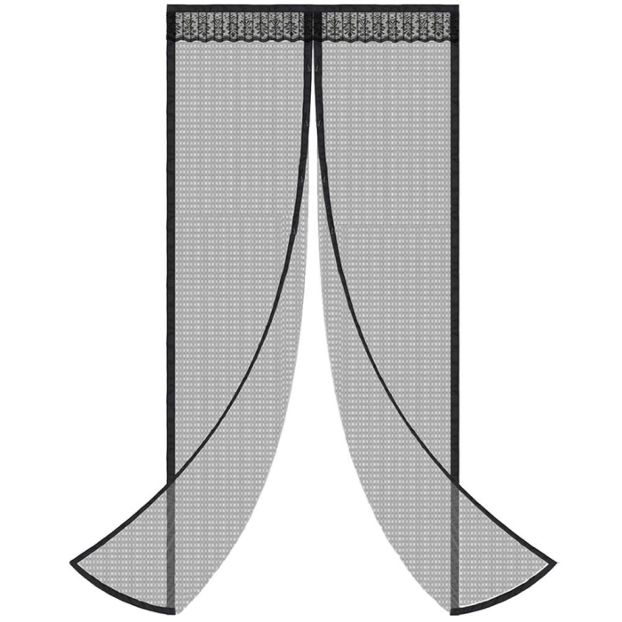 Plasa anti-insecte, cu inchidere magnetica, latime 100cm, inaltime 210cm, negru [9]