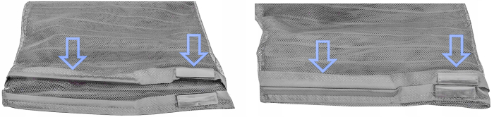 Plasa anti-insecte, cu inchidere magnetica, latime 80-100cm, inaltime 210-220cm, gri [6]