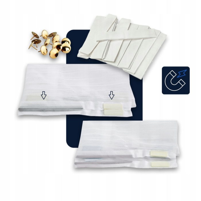 Plasa anti-insecte, cu inchidere magnetica, latime 80-100cm, inaltime 210-220cm, negru [5]