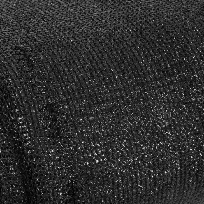 Plasa umbrire si intimitate pentru gard, 1.5m latime, 25m lungime, 140g densitate, negru [2]