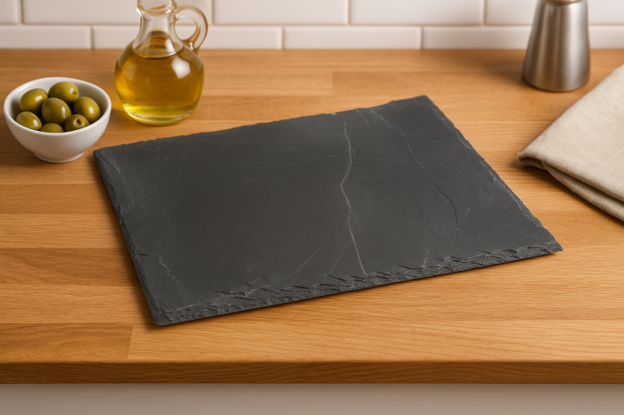 Platou servire Atmosphera ardezie, 30x30 cm, negru [4]