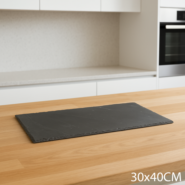 Platou servire Atmosphera ardezie, 30x40 cm, negru [7]