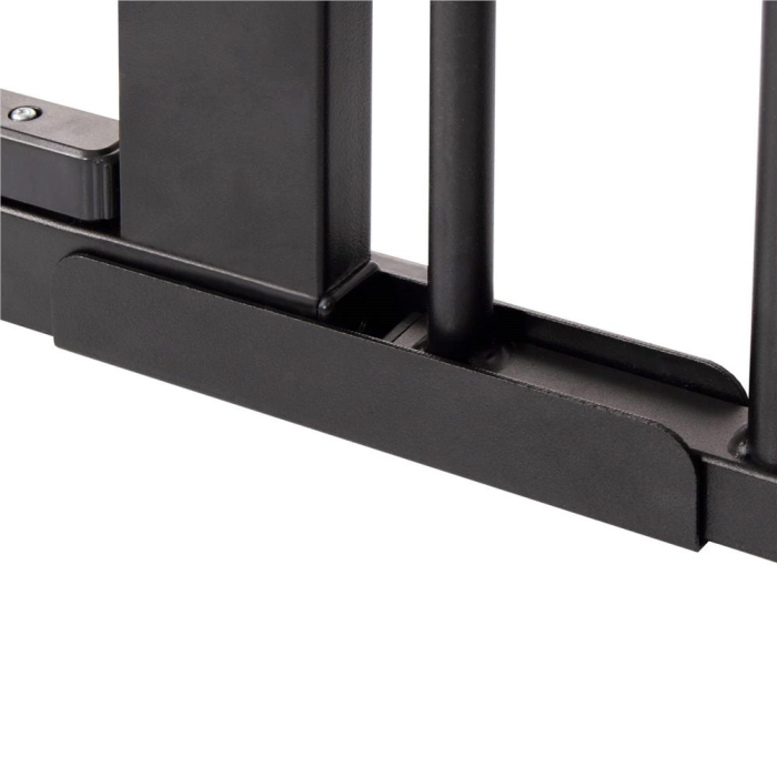 Poarta de siguranta Safety Gate pentru scari, ajustabila 103-110 cm, din otel, neagra [2]