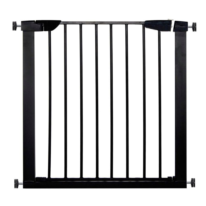 Poarta de siguranta Safety Gate pentru scari, ajustabila 117-124 cm, din otel, neagra [6]