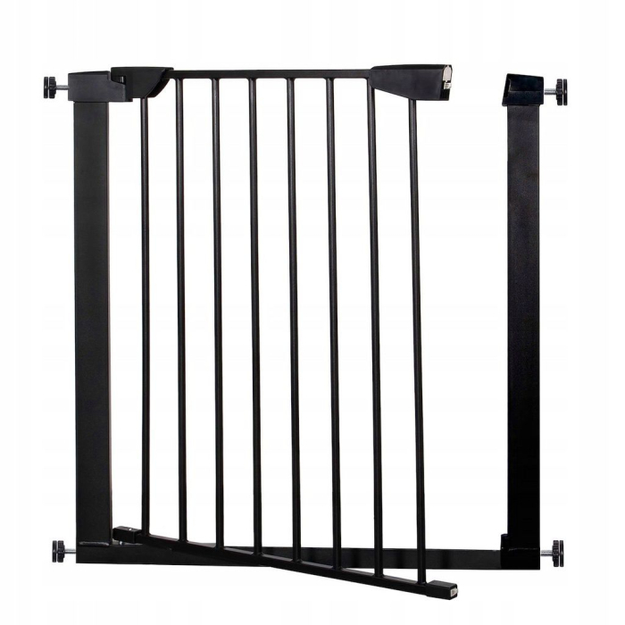 Poarta de siguranta Safety Gate pentru scari, ajustabila 131-138 cm, din otel, neagra [7]