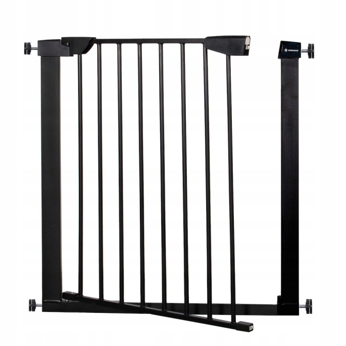 Poarta de siguranta Safety Gate pentru scari, ajustabila 131-138 cm, din otel, neagra [6]