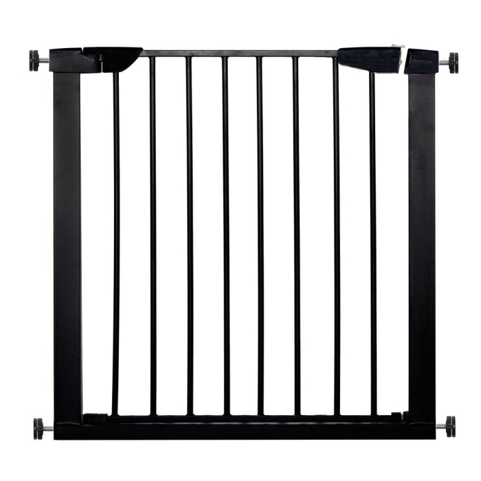 Poarta de siguranta Safety Gate pentru scari, ajustabila 83-89 cm, din otel, neagra [10]