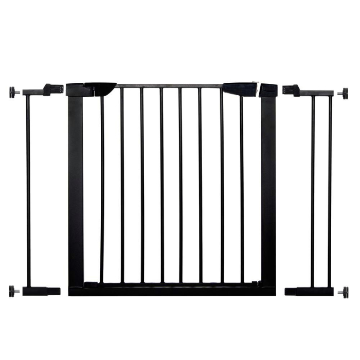 Poarta de siguranta Safety Gate pentru scari, ajustabila 97-103 cm, din otel, neagra [1]