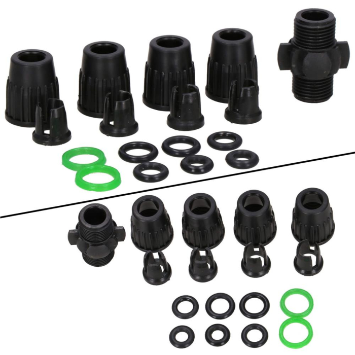 Pompa de stropit electric rucsac 16L, cu acumulator, 6 duze, lance telescopica si presiune reglabila [11]