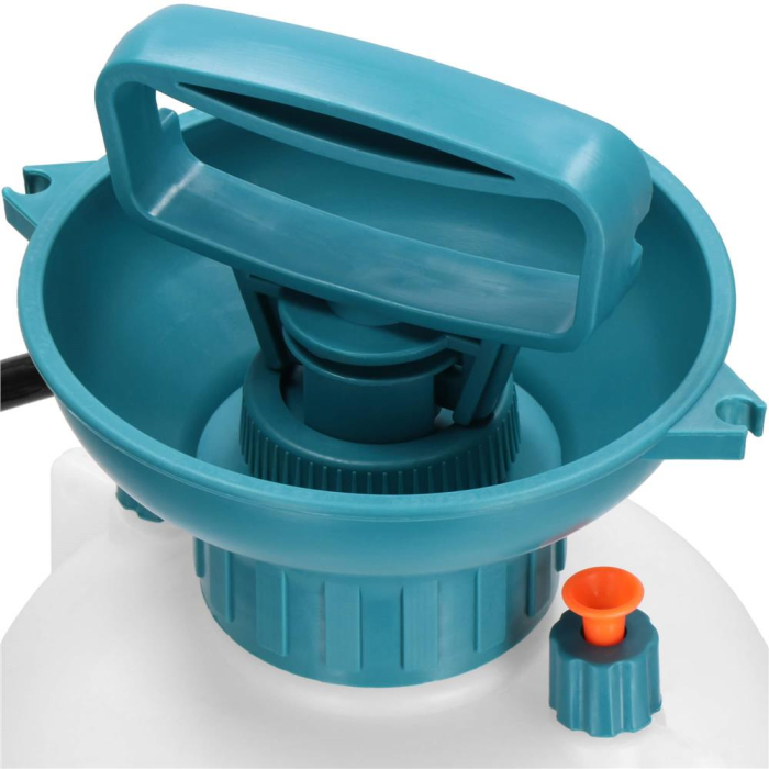 Pompa de stropit manual 5L cu lance reglabila 63 cm, 2 duze si curea de umar [16]