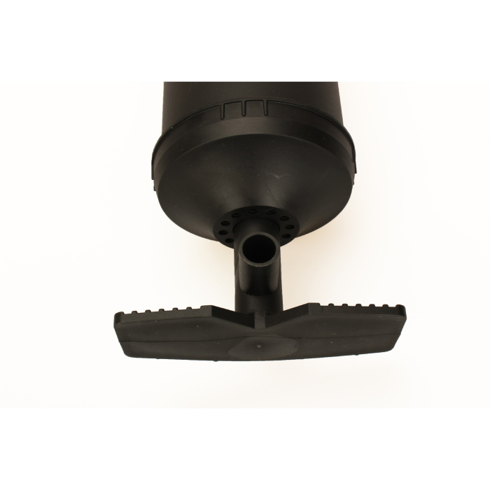 Pompa manuala pentru umflat obiecte gonflabile , colace , saltele , cu 3 adaptori pentru interconectare si furtun, negru,  [7]