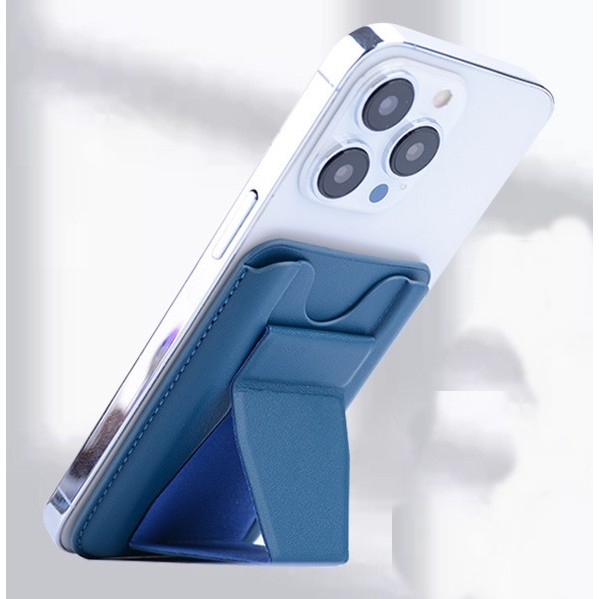 Portofel MagSafe pentru carduri cu suport integrat, Albastru [3]