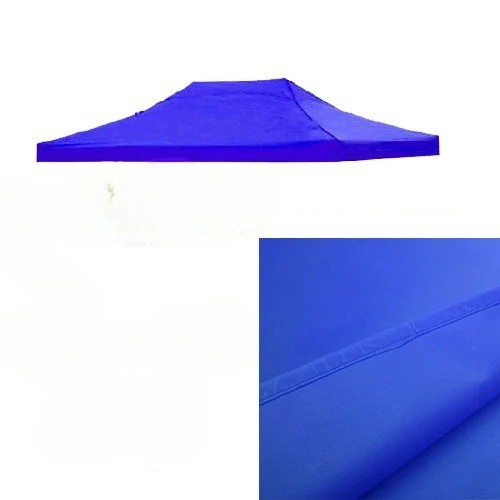 Prelata,copertina pentru acoperis cort tip pavilion , 3 x 4.5 m , impermeabila, invelis din material textil oxfort 700D, cauciucat Albastru Varf Plat [2]