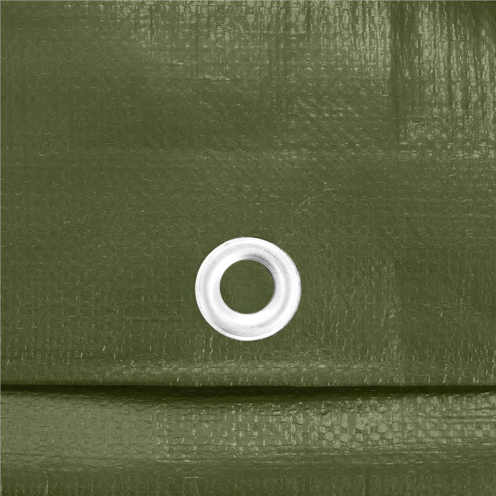 Prelata din polietilena impermeabila laminata, 120g/m2, 3x3m, verde [12]