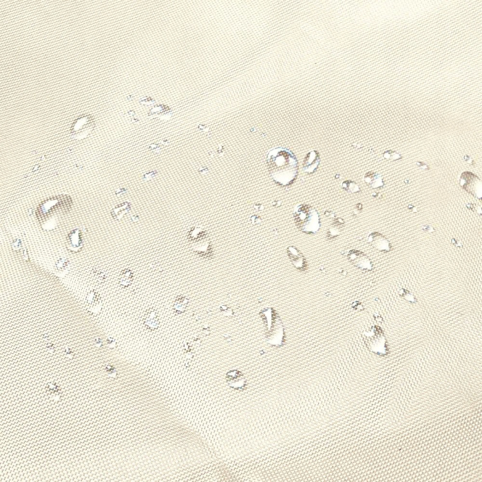 Prelata solara triunghiulara 300x300x300 cm, impermeabila, protectie UV, poliester 180g/mp, bej [6]