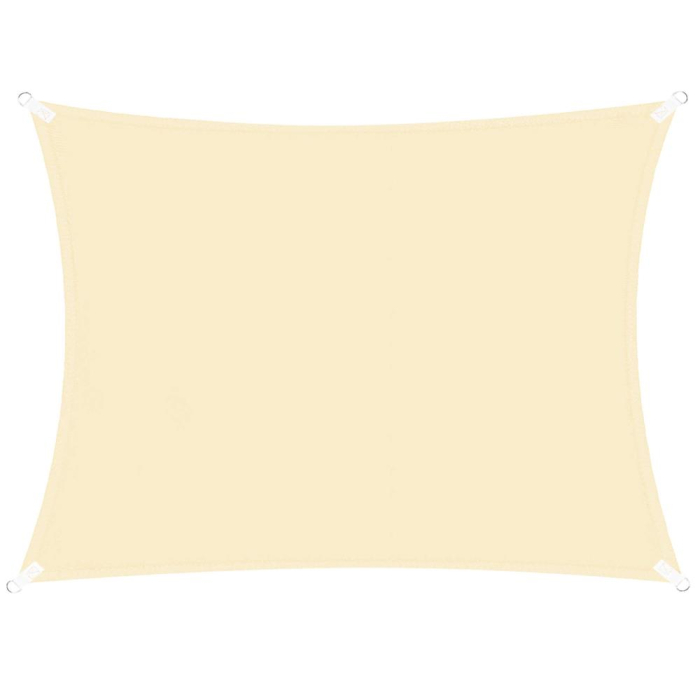 Prelata umbrire 4x3 m pentru terasa sau balcon, impermeabila, protectie UV, crem [1]