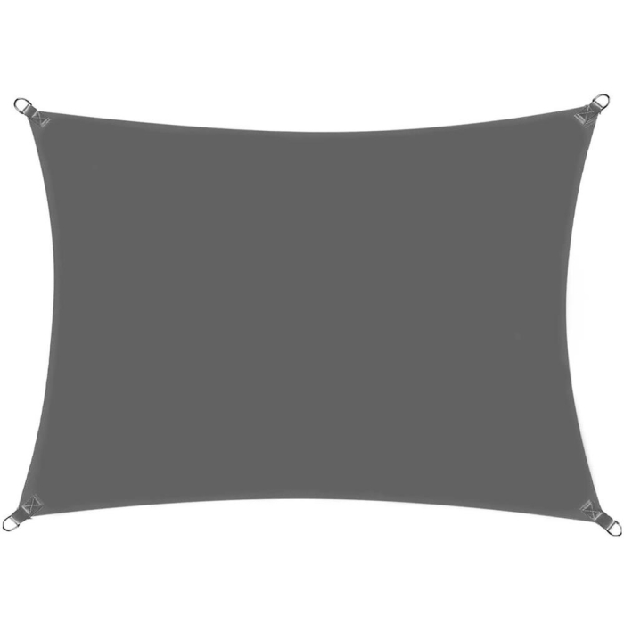 Prelata umbrire 4x3 m pentru terasa sau balcon, impermeabila, protectie UV, gri [1]