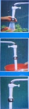 Prelungitor cu Filtru pentru Robinet si Baterie Bucatarie sau Baie, din Cauciuc Siliconat, Alb, Universal [3]
