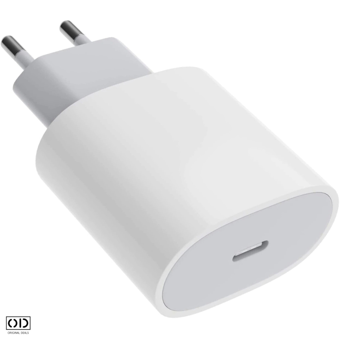 Incarcator retea USB-C 20W Fast Charge pentru iPhone, alb, compact | ORIGINAL DEALS [12]