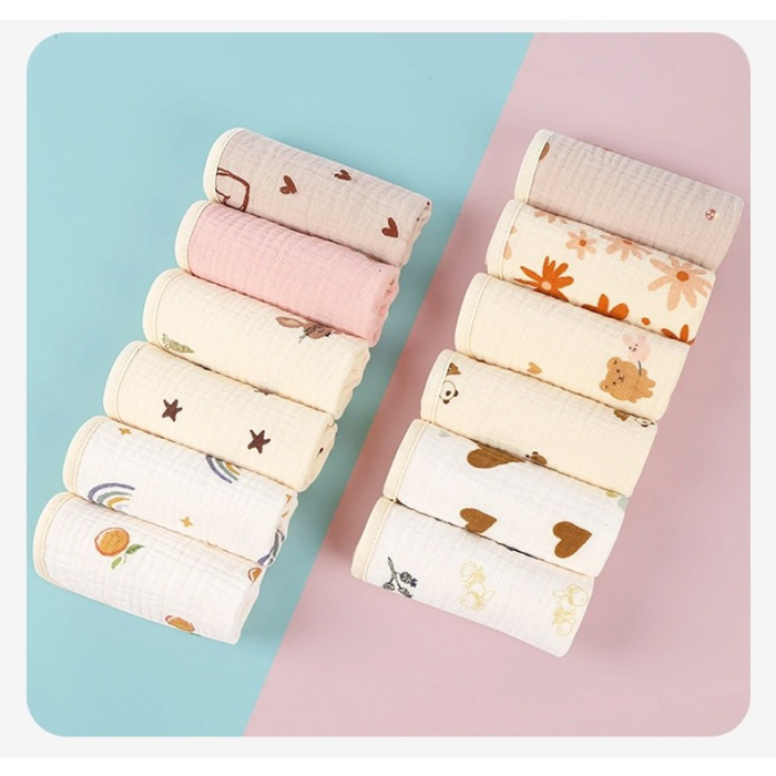 Prosop Absorbant, , din Bumbac, 25 x 25 cm, Model Inimioare, cu Agatatoare, Maro [4]