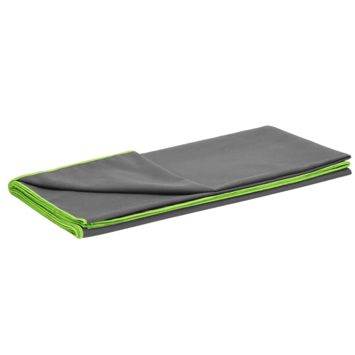 Prosop de plaja cu uscare de rapida, husa de transport, 90x180cm, gri [26]