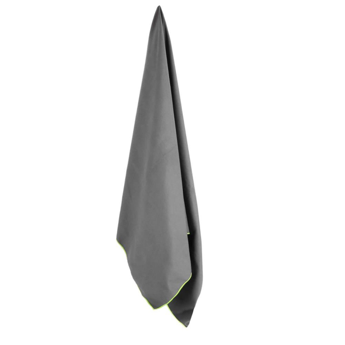 Prosop de plaja cu uscare de rapida, husa de transport, 90x180cm, gri [22]