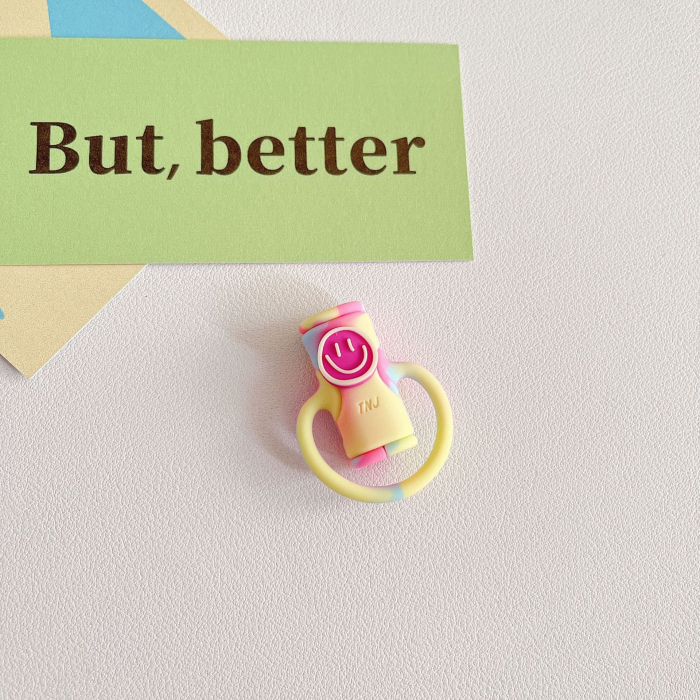 Protectie cablu USB, din silicon, model 1, multicolor [4]