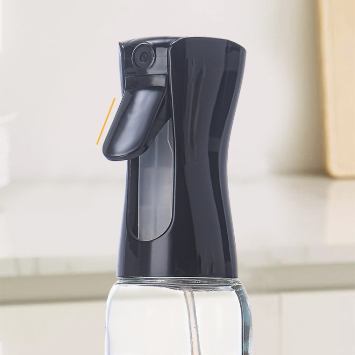Pulverizator pentru Ulei, Otet sau Alte Lichide, , Reincarcabil, Multifunctionale, Capacitatea 200 ml, Material Plastic, Culoare Negru [2]