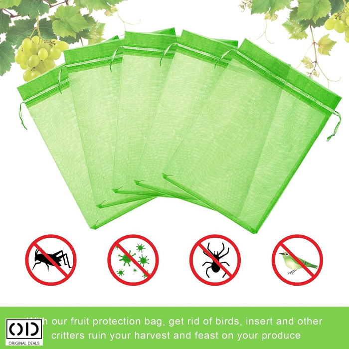 Plasa de protectie pentru pomi fructiferi si livada Punga pentru protectie fructe si legume  Punga de protectie impotriva daunatorilor Plasa de protectie pentru fructe si legume gradina livada [25]