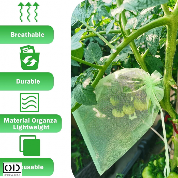 Plasa de protectie pentru pomi fructiferi si livada Punga pentru protectie fructe si legume  Punga de protectie impotriva daunatorilor Plasa de protectie pentru fructe si legume gradina livada [13]