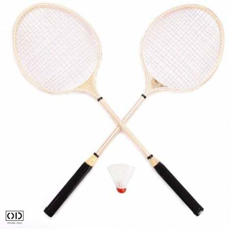 rachete badminton set 2 bucati rachete badminton lemn de brad crem set badminton cu fluturas original deals rachete badminton pentru copii si adulti joc badminton parc plaja curte rachete badminton usoare rezistente lemn set sport aer liber familie prieteni rachete badminton cu fluturas plastic badminton joaca sport distractie aer liber set rachete badminton vacanta si excursii [1]