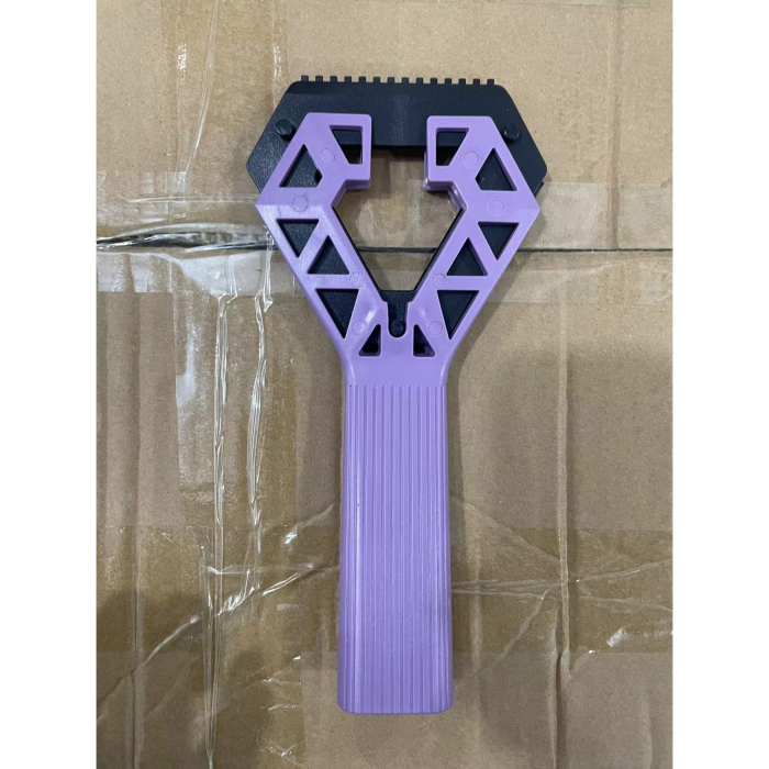 Racleta Auto pentru Zapada cu un Capat, , Universala, Deszapezire Masina, cu Maner, Ergonomic, Detasabila, pentru Geamuri si Caroserie, Usor de Utilizat, 23.5x4.3 cm, Mov [2]