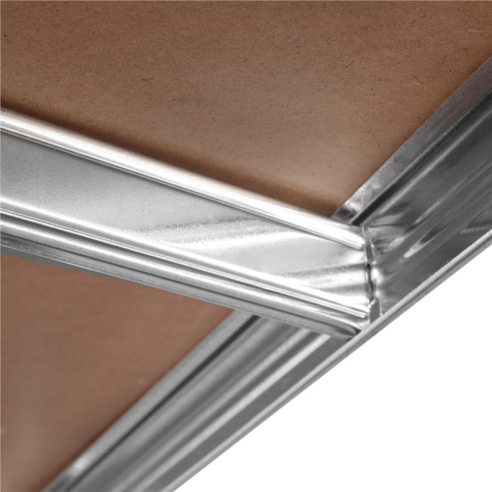 Raft de colt cu cadru metalic modular pentru depozitare, 5 polite, 180x90x40cm, sarcina 875kg [15]