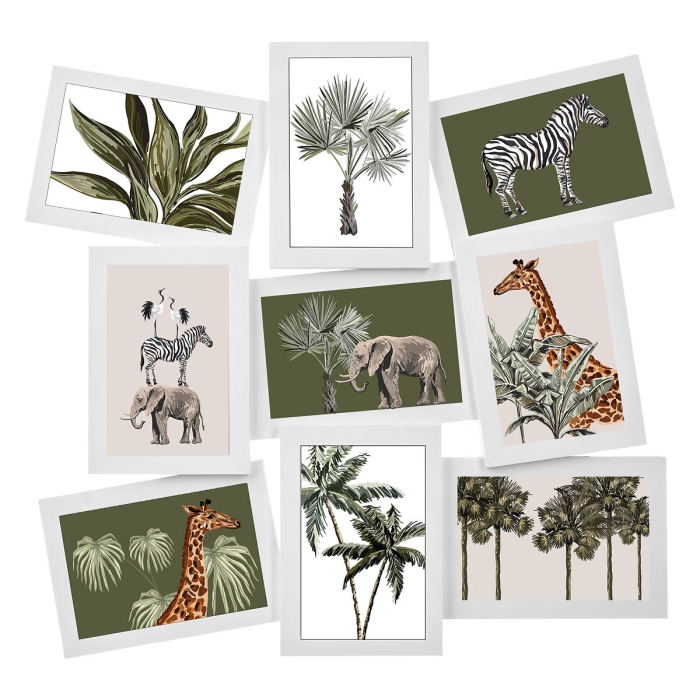 Rama colaj 9 fotografii 5Five Cali din plastic, 46x1,9x49 cm, alb [1]